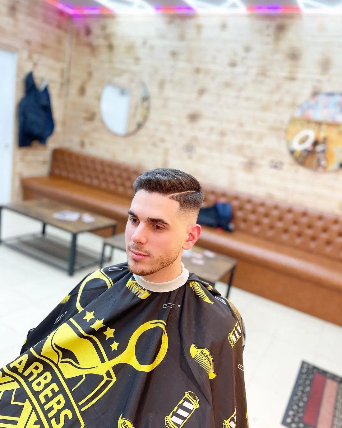 Side part at Hulme Barbers